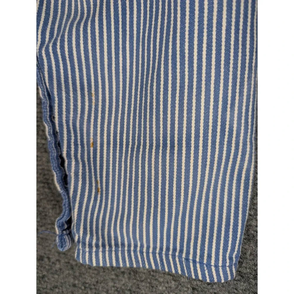 Vintage OshKosh B'Gosh‎ Vestbak Overalls 18 Months Baby Railroad Stripe USA Made